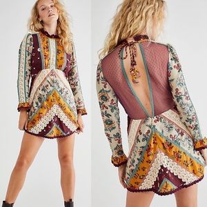 Free People Fall to Pieces mini dress